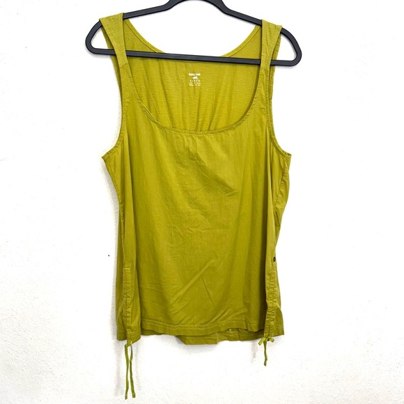 Horny Toad / Toad & Co Chartreuse Green Unveil Drawstring Tank Top Size Large - Picture 1 of 8